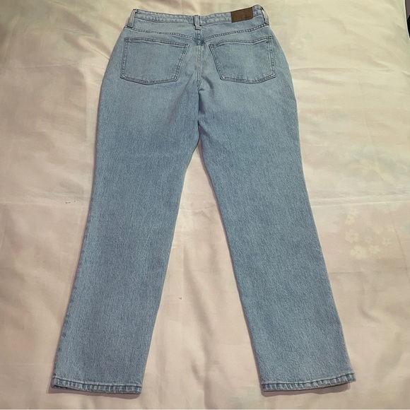 Madewell- The Curvy Perfect Vintage Jean Size 30 Light Merle Wash 90s Straight - Picture 5 of 10